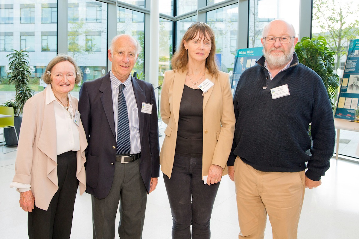 Alumni photographed at a BBQ for UCD College of Science